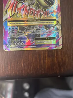 Pokemon TCG Mega M Blastoise EX Evolutions Full Art Ultra Rare Holo Card 102/108 - Image 4