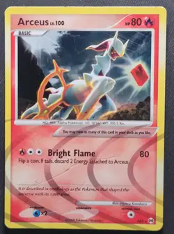 Arceus (AR3) Platinum Arceus - Pokemon TCG 2009 Holo Rare - MP - Image 1