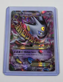 Pokemon XY M Mega Gengar EX XY166 Holo Extended Art Black Star Promo LP - Image 1