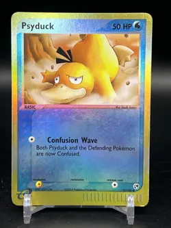 Psyduck 73/100 Reverse Holo Pokemon Sandstorm TCG English E Series LP - Image 1