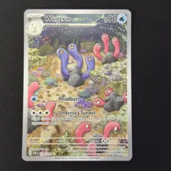 Wugtrio 224/091 Illustration Rare SV: Paldean Fates Holo Pokemon TCG English - Image 1