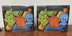 Pokemon Scarlet & Violet Paldea Evolved Elite Trainer Box Lot Of 2 -Pokemon - Image 1
