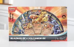 Pokemon TCG: Blaziken ex & Volcanion ex Premium Collection - 2025 Amazon Holiday - Image 1