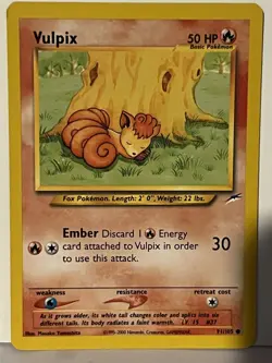 Vulpix 91/105 Neo Destiny NM Pokemon Fast Shipping - Image 1