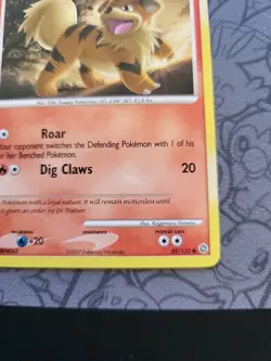 Pokemon: Growlithe #89/132 Secret Wonders Non-holo 2007 Vintage - LP - G49 - Image 5