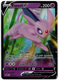 Pokemon - Sword & Shield Espeon V Promo SWSH201 NM - Image 1