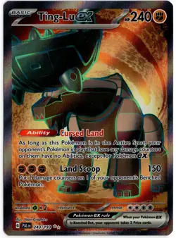 Pokemon - Paldea Evolved Ting-Lu ex 243/193 NM - Image 1