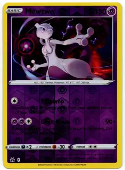 Pokemon - Mewtwo - Reverse Holo - Crown Zenith 059/159 NM - Image 1