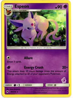 Pokemon - Espeon 89/214 Lost Thunder LP+ - Image 1