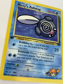 Pokemon 1st Edition Misty's Poliwag 89/132 Gym Challenge Regular - Image 2