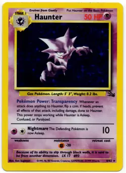 Pokemon - Fossil Holo Haunter 6/62 LP+ - Image 1