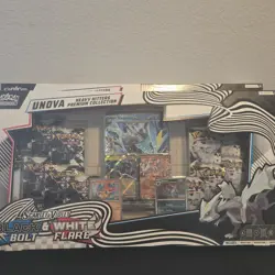2x Pokemon TCG Black Bolt & White Flare Unova Hitters Premium Collection! - Image 1