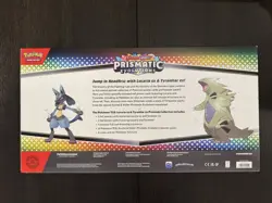 Pokemon S&V Prismatic Evolutions Lucario & Tyranitar Ex Premium Collection - Image 2