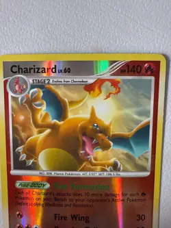 Charizard Pokemon TCG Arceus Platinum Holo Rare 1/99 - Image 4