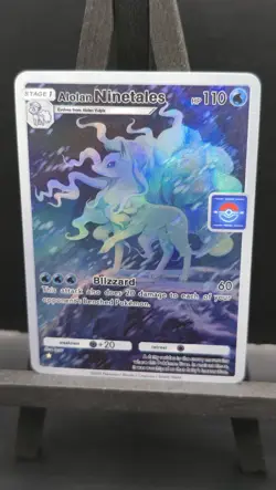 NEW! Alolan Ninetales EX Pokemon TCG POCKET Special Illustration Rare Immersive - Image 2