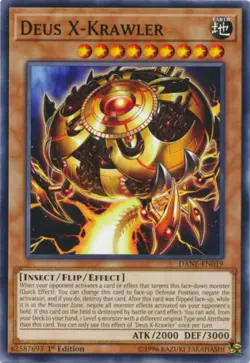 1ST EDITION DEUS X-KRAWLER | Common | DANE-EN019 YuGiOh - Image 1