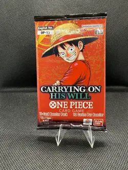 One Piece Card Game OP-13 Carrying On His Will English Booster Pack - Image 1