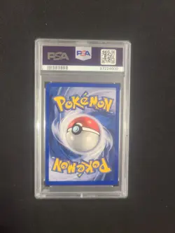 1999 POKEMON GAME BASE SET #1 ALAKAZAM HOLO SHADOWLESS PSA 7 NM CARD - Image 2