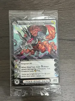 Chaotic TCG - Fire and Stone SEALED Promo Cards (3 Cards) - Image 1