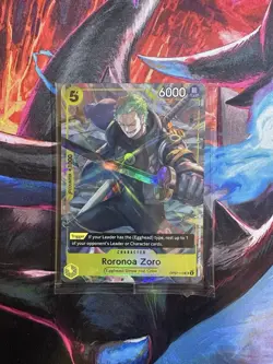 Roronoa Zoro (Illustration Box Vol.3) OP07-113 OP Sealed Promo Cards Foil - Image 1