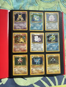 Base Set 102/102 1999 100% Complete Master Set [MP-DMG] Pokemon Cards Original - Image 1