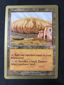 MTG World Championship Decks Dust Bowl 2000 Janosch Kuhn GOLD BORDER LP+ - Image 1