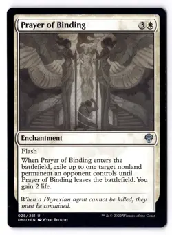 Prayer Of Binding NM* Dominaria United ENGLISH 028/281 mtg -UnltdCards - Image 1