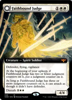 Faithbound Judge NM/M* EXTENDED Crimson Vow ENGLISH 348 mtg -UnltdCards - Image 1