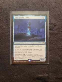 MTG [1×] The Reality Chip - Normal NM - Kamigawa: Neon Dynasty - Image 1