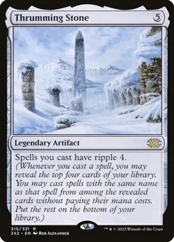 Thrumming Stone - Foil 2X2 NM MTG - Image 1
