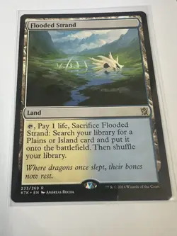 MTG Flooded Strand - Khans of Tarkir #233 Rare Magic the Gathering - Image 1