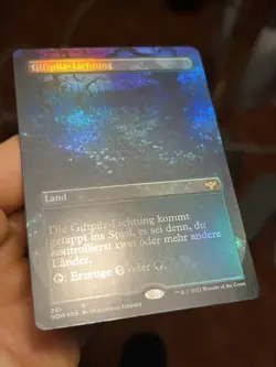 GERMAN Borderless Foil • Deathcap Glade • NM • Mtg (1660) - Image 2