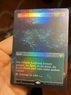 GERMAN Borderless Foil • Deathcap Glade • NM • Mtg (1660) - Image 4