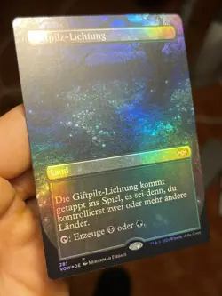 GERMAN Borderless Foil • Deathcap Glade • NM • Mtg (1660) - Image 5
