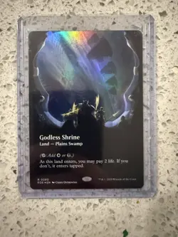 MTG Godless Shrine (Borderless) #280 Edge of Eternities Foil - Image 1