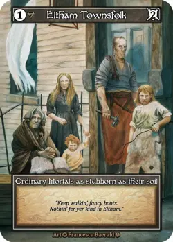 Sorcery: Contested Realm Eltham Townsfolk Ordinary Foil NM (GT) - Image 1