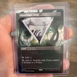 Wastewood Verge (Borderless) Aetherdrift, Non-Foil, Rare, Land - Image 1