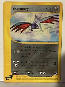 Skarmory (63) 063/165 Expedition NM Pokemon Fast Shipping - Image 1