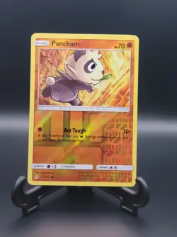 Pancham - 65/131 - Reverse Holo - Pokemon Sun & Moon: Forbidden Light - Image 1