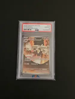 2025 Pokemon Meg En Garganacl Illustration Rare PSA 10 Gem Mint - Image 1