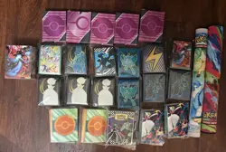 Pokemon Trading Card Game Accessories Sleeves Play Mat And More- - All New - Image 1