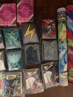 Pokemon Trading Card Game Accessories Sleeves Play Mat And More- - All New - Image 4
