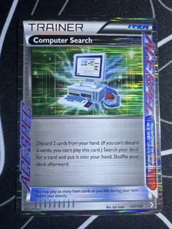 Computer Search 137/149 Pokemon TCG Trainer Card - Boundaries Crossed - NM/LP+ - Image 1