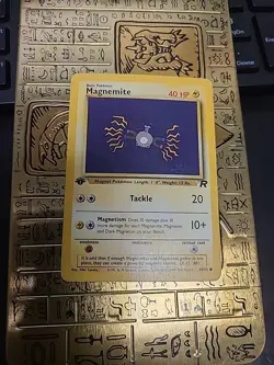 Magnemite - 60/82 Team Rocket - common 1st Ed - LP - Pokemon - Image 1
