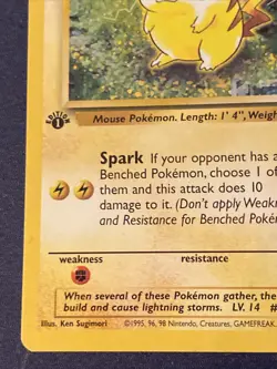 Pokemon TCG Pikachu Jungle 60/64 Regular 1st Edition Common - Image 5