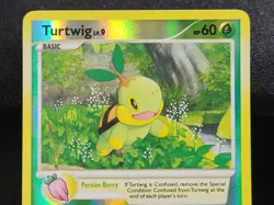 Pokemon TCG Diamond & Pearl Majestic Dawn Turtwig Reverse Holo Common 78/100 LP - Image 3