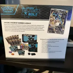 Pokemon TCG Black Bolt Elite Trainer Box ETB New Factory Sealed - Image 3