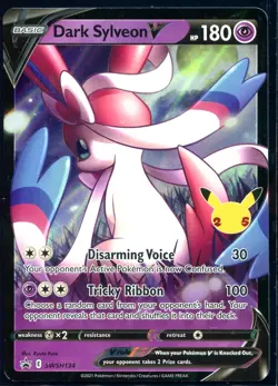 DARK SYLVEON V SWSH134 PROMO SWSH BLACK STAR Pokemon NEAR MINT - Image 1