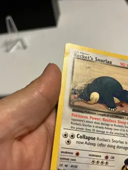 Pokemon TCG Rocket’s Snorlax Non Holo Gym Heroes 33/132 LP - Image 2