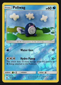 Poliwag Reverse Holo 30/149 Sun & Moon 2017 - Pokemon TCG - Image 1